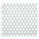 Pixel White Hexagon Matt 23x23
