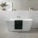 Pixel White Herringbone Gloss 22x73