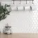 Pixel White Hexagon Gloss 50x50