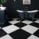 Cielo Nero Black Matt Plain Tiles 598x598