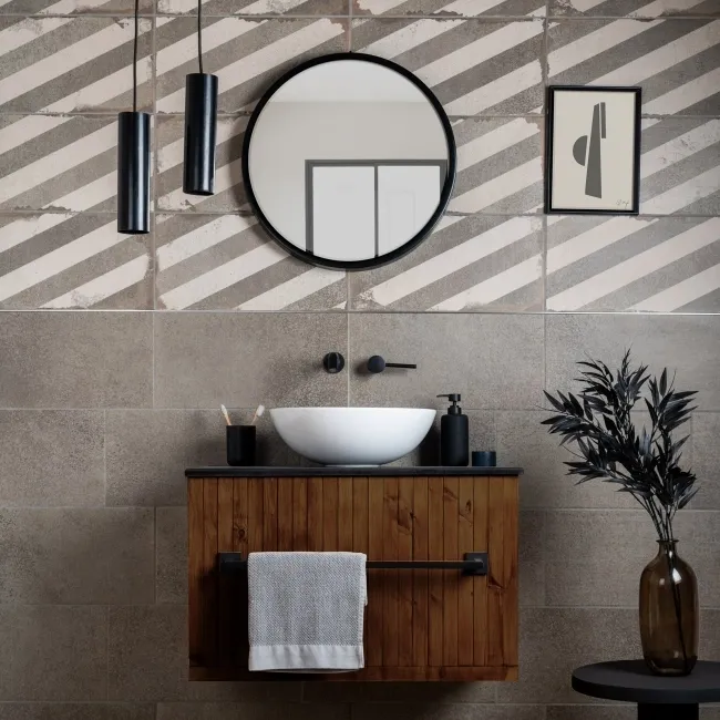 Langdale Decor Warm Patterned Matt Tiles