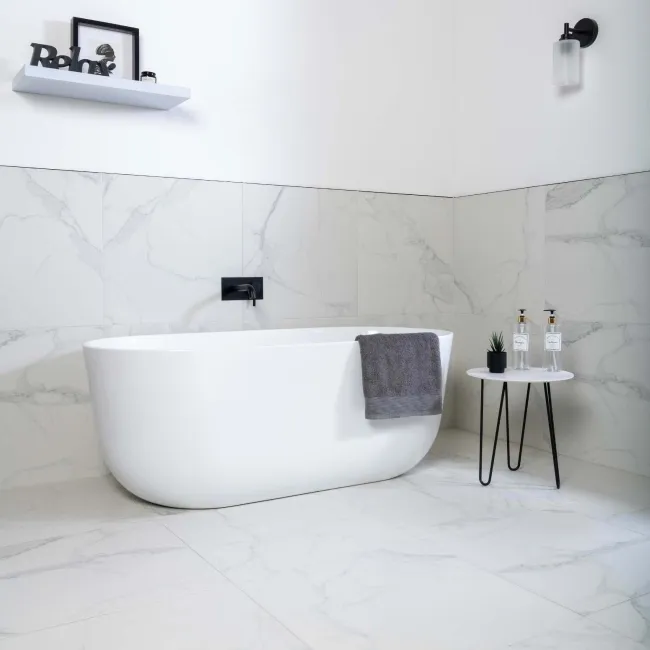 Palatina 60.5x60.5 Matt Marble Effect Tile