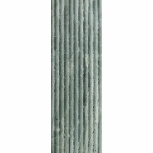 Fluted Travertino Jungle Green Decor Wall Tiles