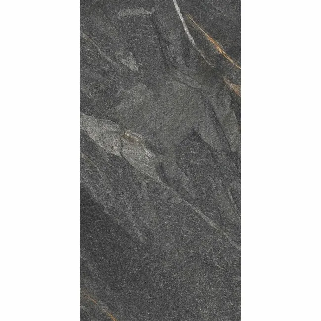 Granby Dark Grey Matt Stone Effect Wall And Floor Rectified Tiles