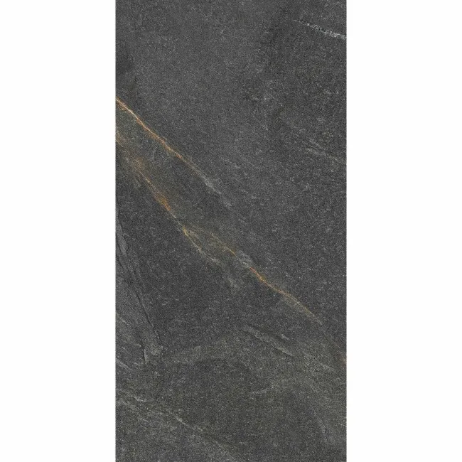 Granby Dark Grey Matt Stone Effect Wall And Floor Rectified Tiles
