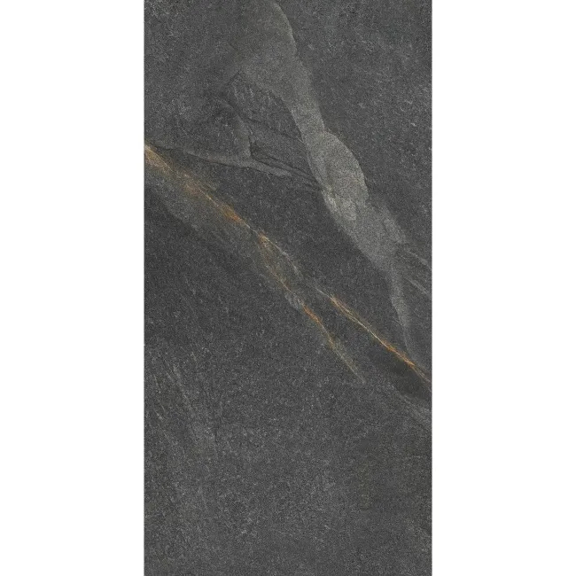 Granby Dark Grey Matt Stone Effect Wall And Floor Rectified Tiles