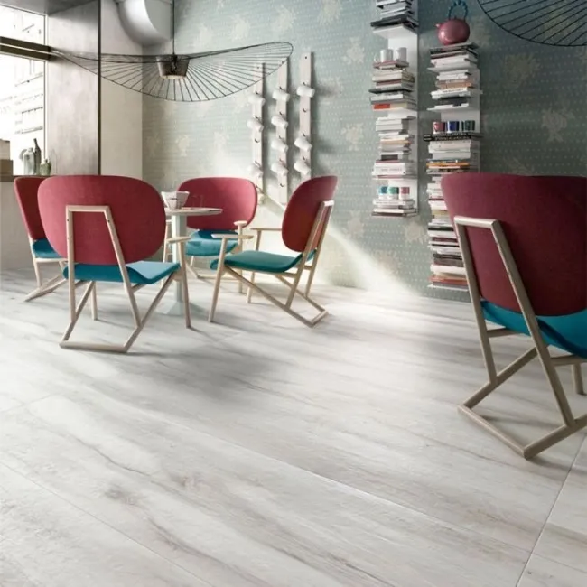 Kuni White Stone Effect Tile 200x1200