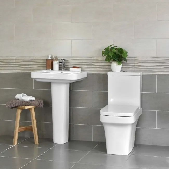 Milos Relieve Decor Mix Gris Stone Effect Tiles