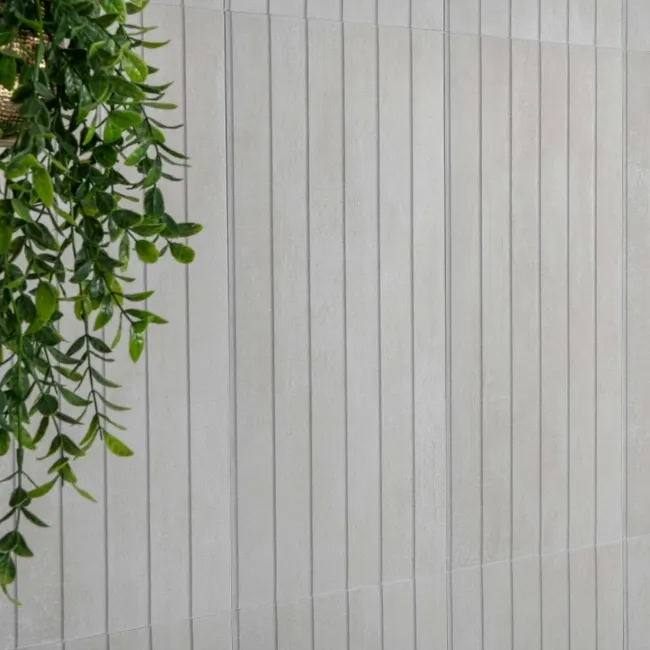 Porto White Matt Decor Concrete Effect Wall Tiles