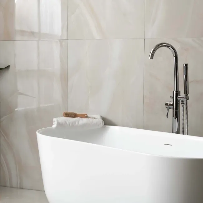 Rodas Light Beige Marble Effect Tiles 1200x600
