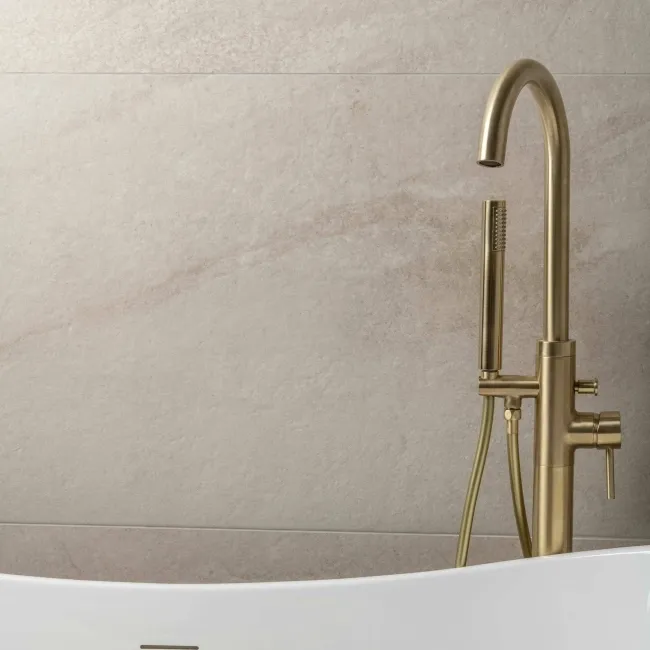 Astra Ivory Matt Stone Effect Tiles 1200x600