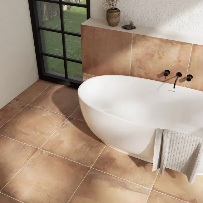 Comapedrosa Terracotta Matt Wall and Floor Porcelain Tile