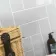 Bricks Light Grey Gloss Ceramic Metro Wall Tiles 300x100x7mm