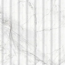 Riva White Matt Marble Effect Decor Wall Tile 600x300
