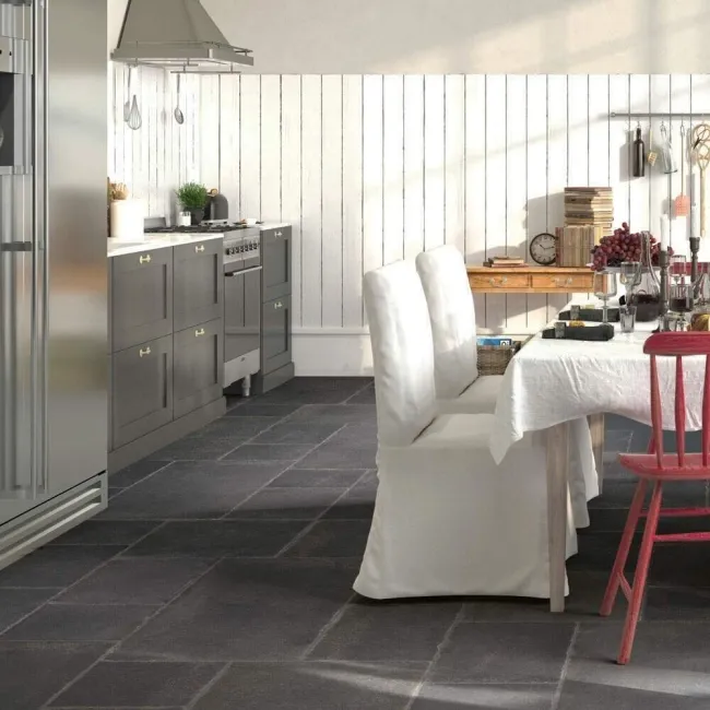 Proxi Antracite Stone Effect Tiles 32x32