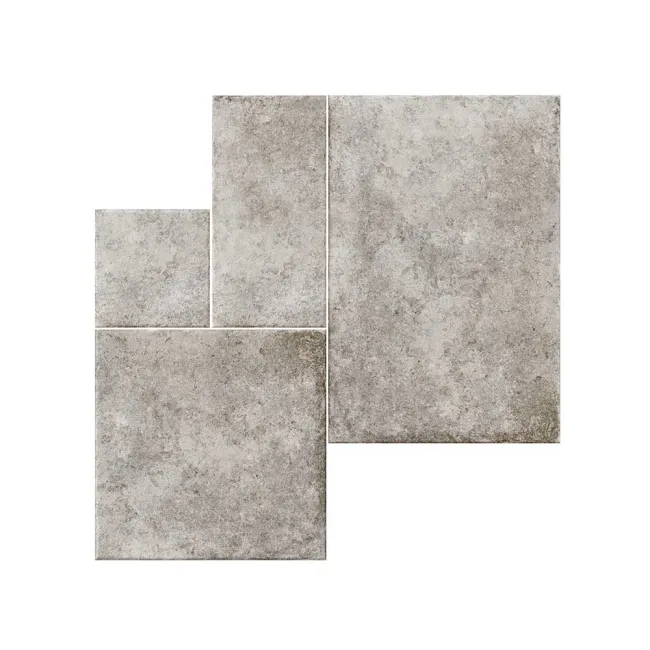 Borgogna Stone Effect Grey Modular Tiles