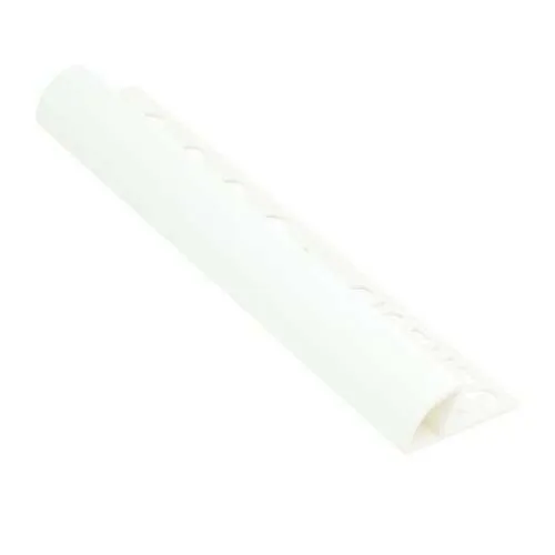 P.V.C Round Edge Trim 6mm White