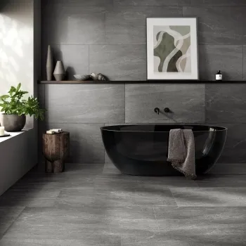 Carmo Stone Black Matt Tiles 1200x600