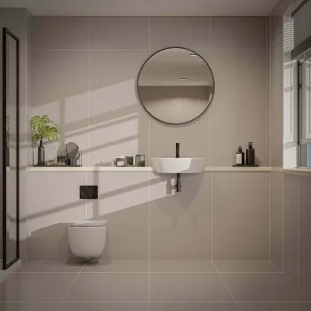 Cielo Beige Matt Plain Tiles 1198x598