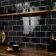 Liso Black Gloss Metro Tiles 100x200
