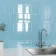 Monocolour Aire Blue Flat Gloss Square 150x150