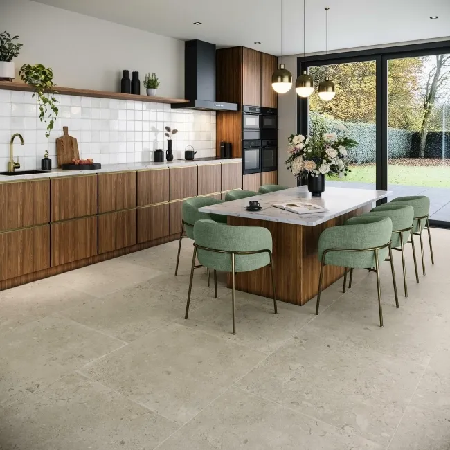 Coralina Beige Travertine Effect Tiles 90x90