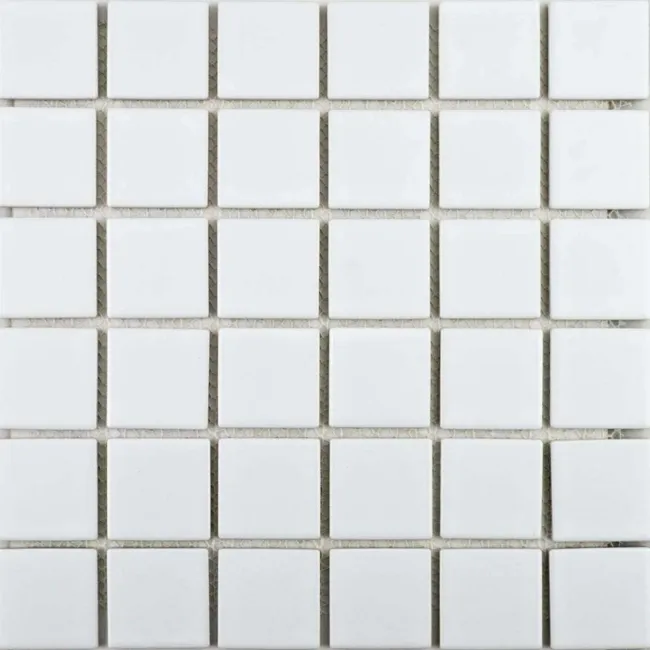 Pixel White Square Gloss 50x50