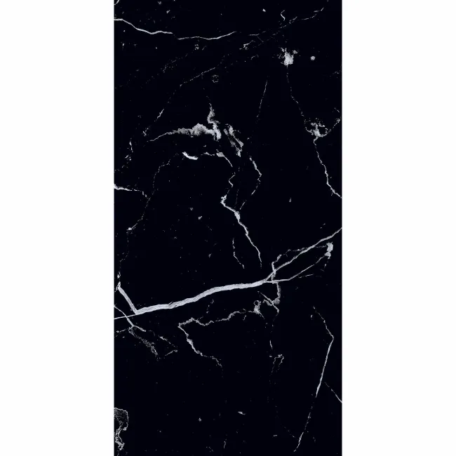 Genova Black Polished Marble Effect 600x300