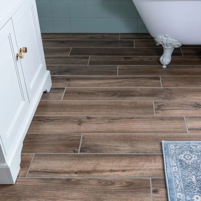 Mumble T Wenge Wood Effect Tile 15x90