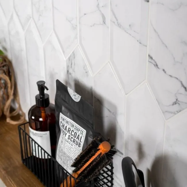 Pickett® Bevelled Carrara Metro Tiles