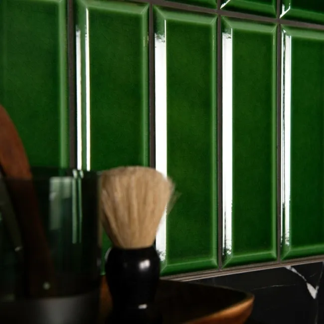 Ingot Verde Green Crystal Metro Tiles