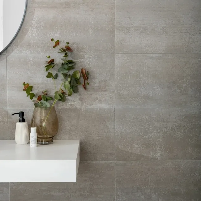 Porto Grey Matt Concrete Effect Wall and Floor Tiles