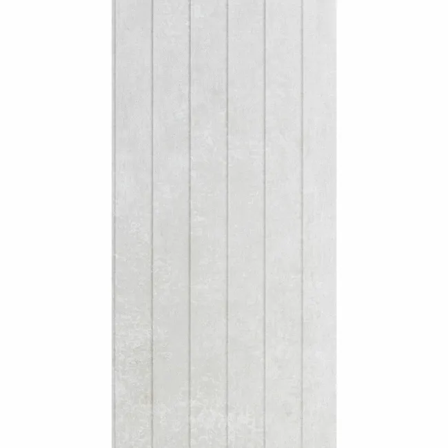 Porto White Matt Decor Concrete Effect Wall Tiles