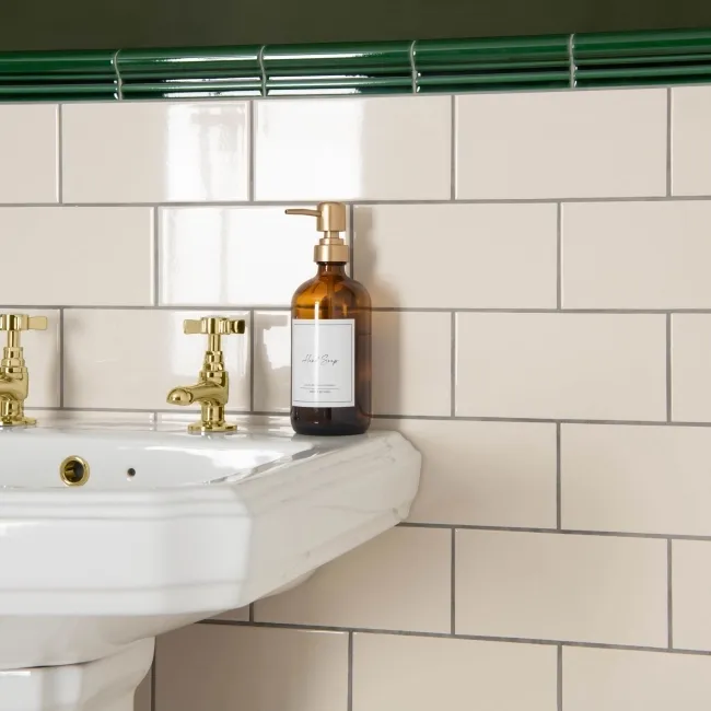 Monocolour Hueso Cream Flat Gloss Metro 200x100