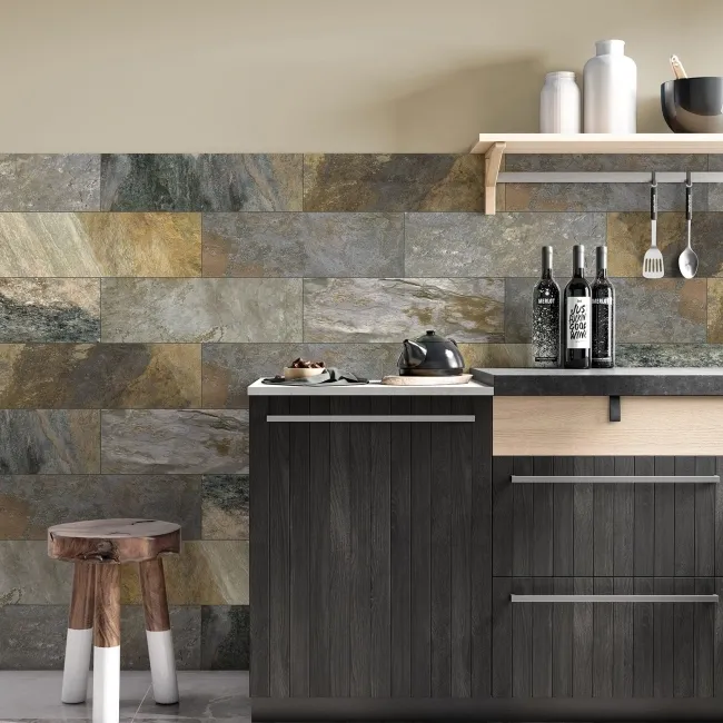 Rodeno Mix Matt Slate Effect Wall and Floor Tiles 570x190