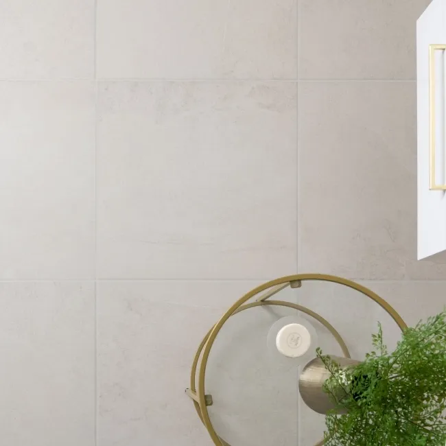 Stoneart Matt White Anti Slip Stone Effect Wall and Floor Tiles