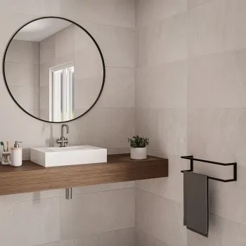 Etna Bone Light Grey Stone Effect Wall and Floor Tile