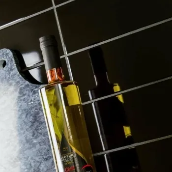 Bricks Black Gloss Ceramic Metro Wall Tiles 300x100x7mm