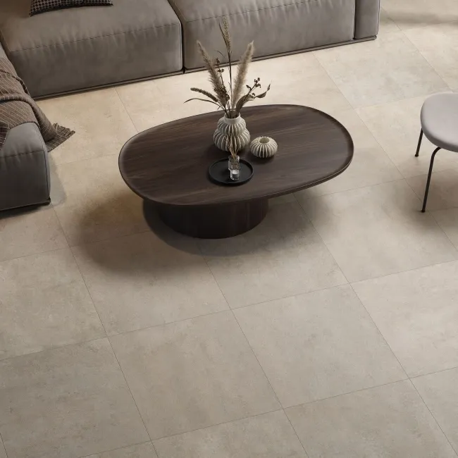 Clay Stone Effect Beige Stone Effect Floor Tiles