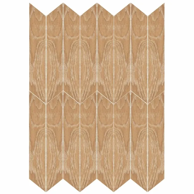 Ancona Chevron Nature Wood Effect Tile