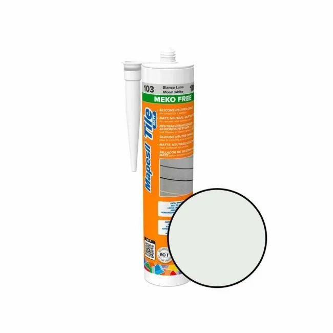 Mapesil AC 103 Tile Matt Moon White Silicone Sealant