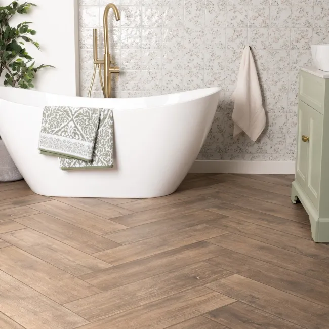 Forest Dark Beige Matt Wood Effect Tiles 750x200x8.2mm