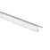 Aluminium Straight Edge Trim 12mm Bright Silver