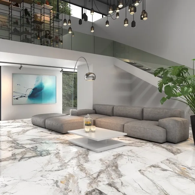  Invisible Marble Grey Polished Rectified Wall and Floor Tiles 30x60