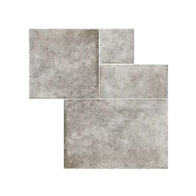 Borgogna Stone Effect Grey Modular Tiles