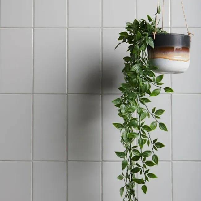 Liso Perla Grey Gloss Metro Tiles 100x200