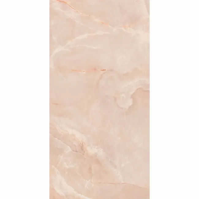 Lux Noor peach Marble Effect Tile