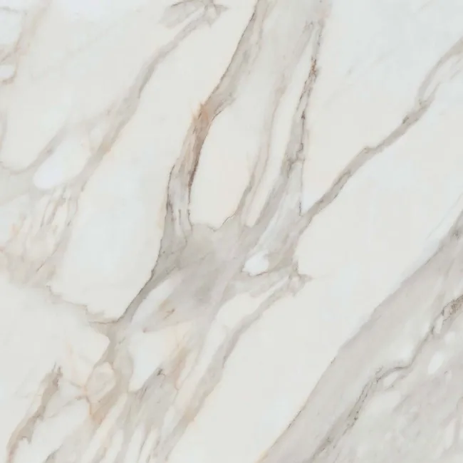 Maximum Calacatta Gold White Semi Polished Marble Effect Tile 1200x1200