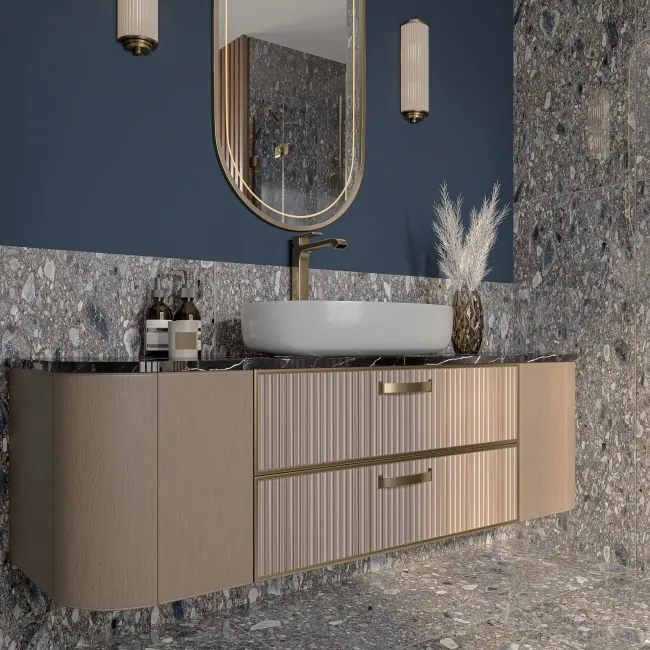 Ceppo Nuovo Grey Terrazzo Effect Wall and Floor Tiles 1197x597