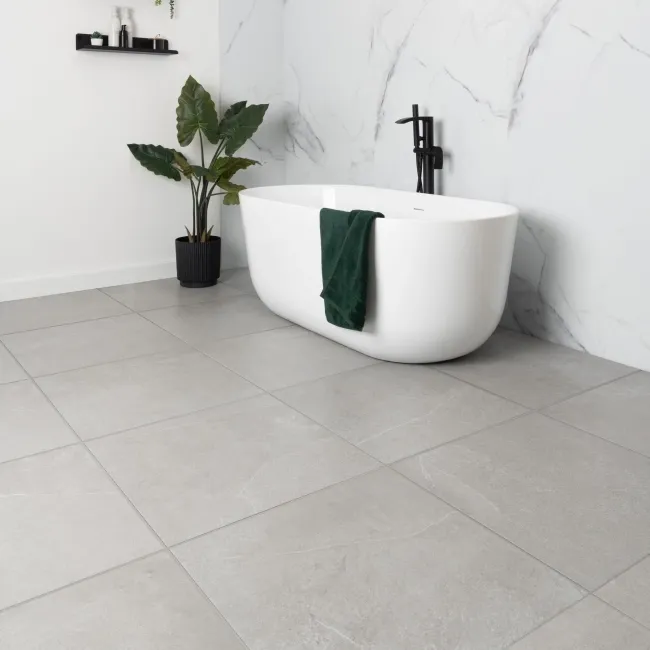 Stoneart Matt Grey Anti Slip Stone Effect Wall and Floor Tiles